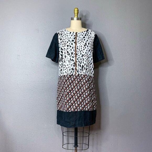 Duro Olowu Animal Confetti Triad Dress size Small - Picture 5 of 10